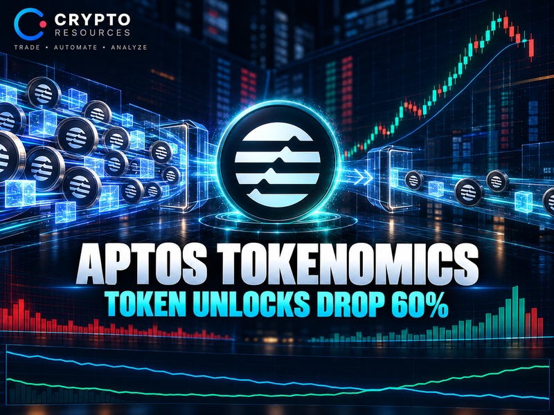 Aptos меняет токеномику: почему сокращение разблокировок APT на 60% важно для цены