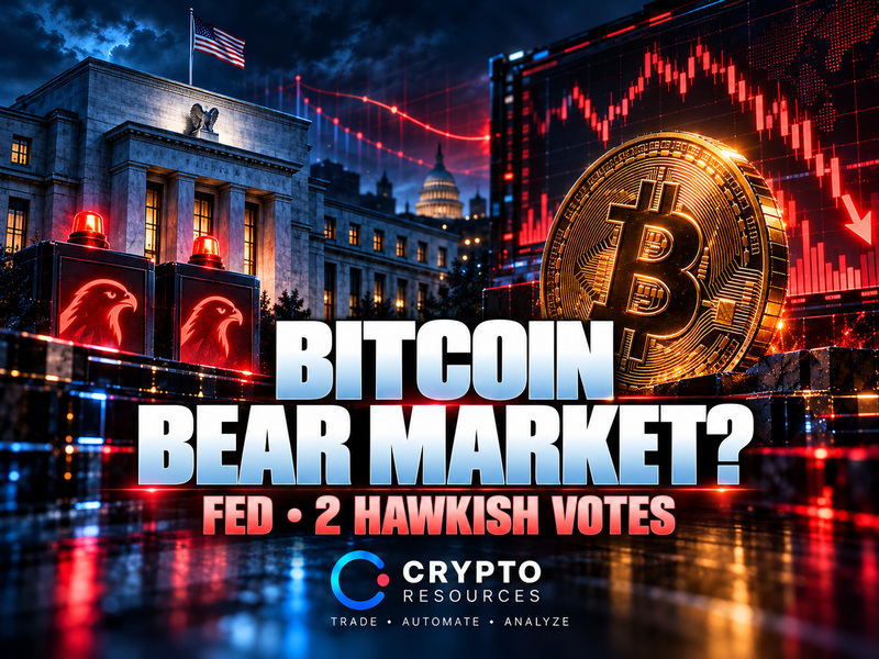 The Fed and Bitcoin: Is a Bear Market Starting After Two Hawkish Votes?