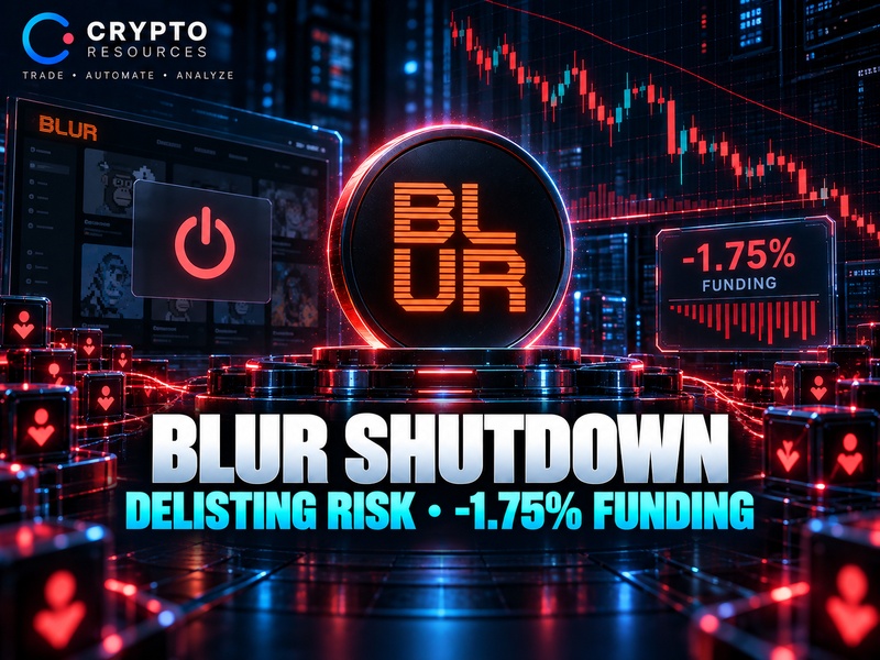 Why Is BLUR Falling? Blur Shutdown, Delisting Risk and −1.75% Funding