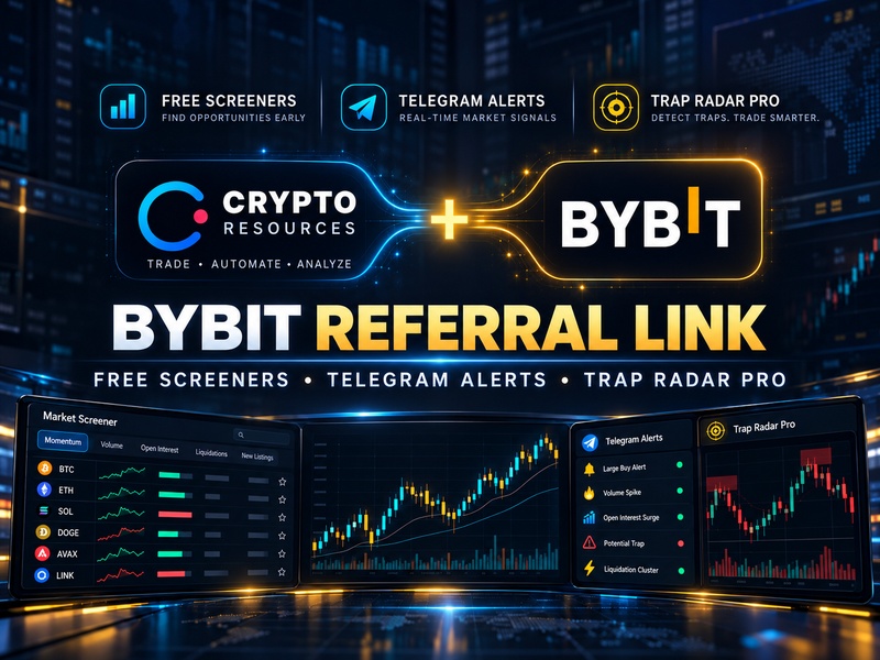 Bybit Referral Link: Free Crypto Screeners and Trap Radar PRO
