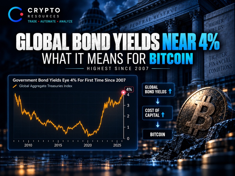 Global Bond Yields Near 4%: What It Means for Bitcoin and Crypto