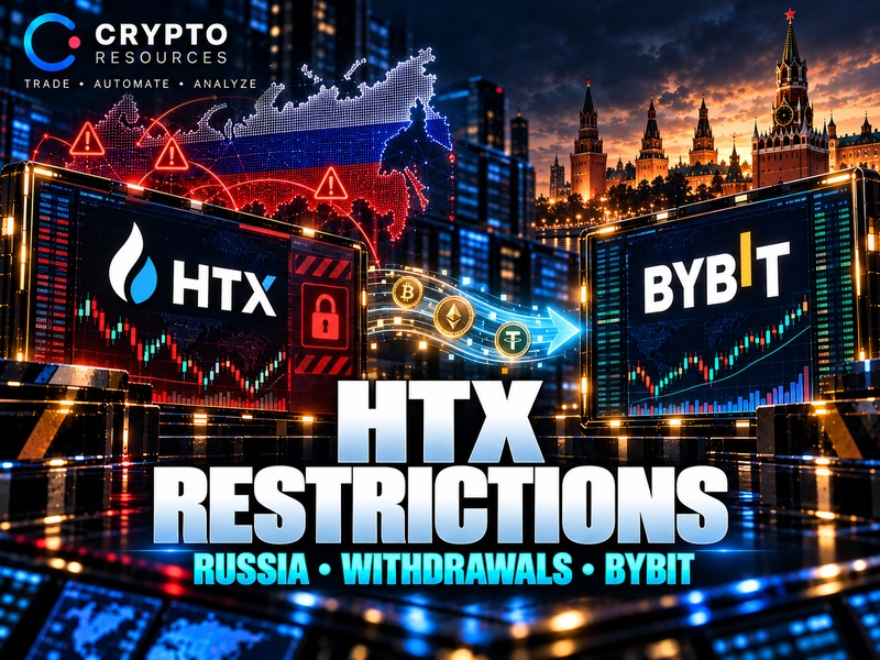HTX Restricts Russian Users: Withdrawal Deadlines and Where to Trade Next