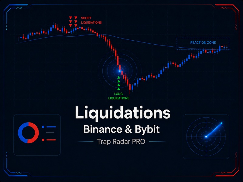How to Trade Liquidation Spikes on Binance and Bybit with Trap Radar PRO