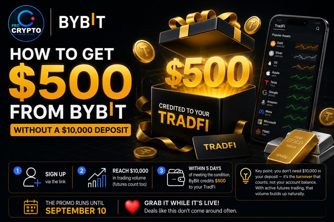 Bybit Gives You $500 to Open a Position — No $10,000 Deposit Required