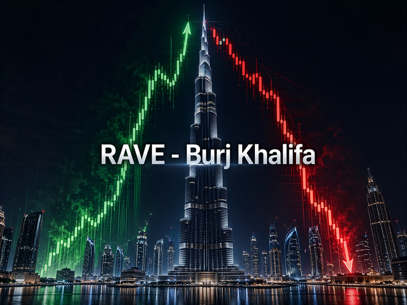 RAVE: How a Vertical Short Squeeze Turned a Token Into a “Burj Khalifa”