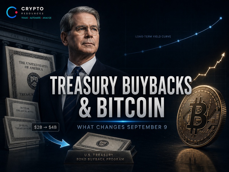 Treasury Buybacks: Why Bitcoin Rose After Bessent’s Decision and What Changes on September 9