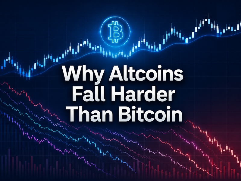 Why Altcoins Fall Harder Than Bitcoin During Corrections