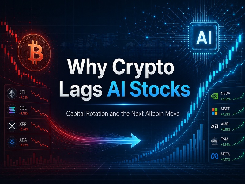Why Crypto Lags AI Stocks: How Capital Rotation Sets Up the Next Altcoin Move